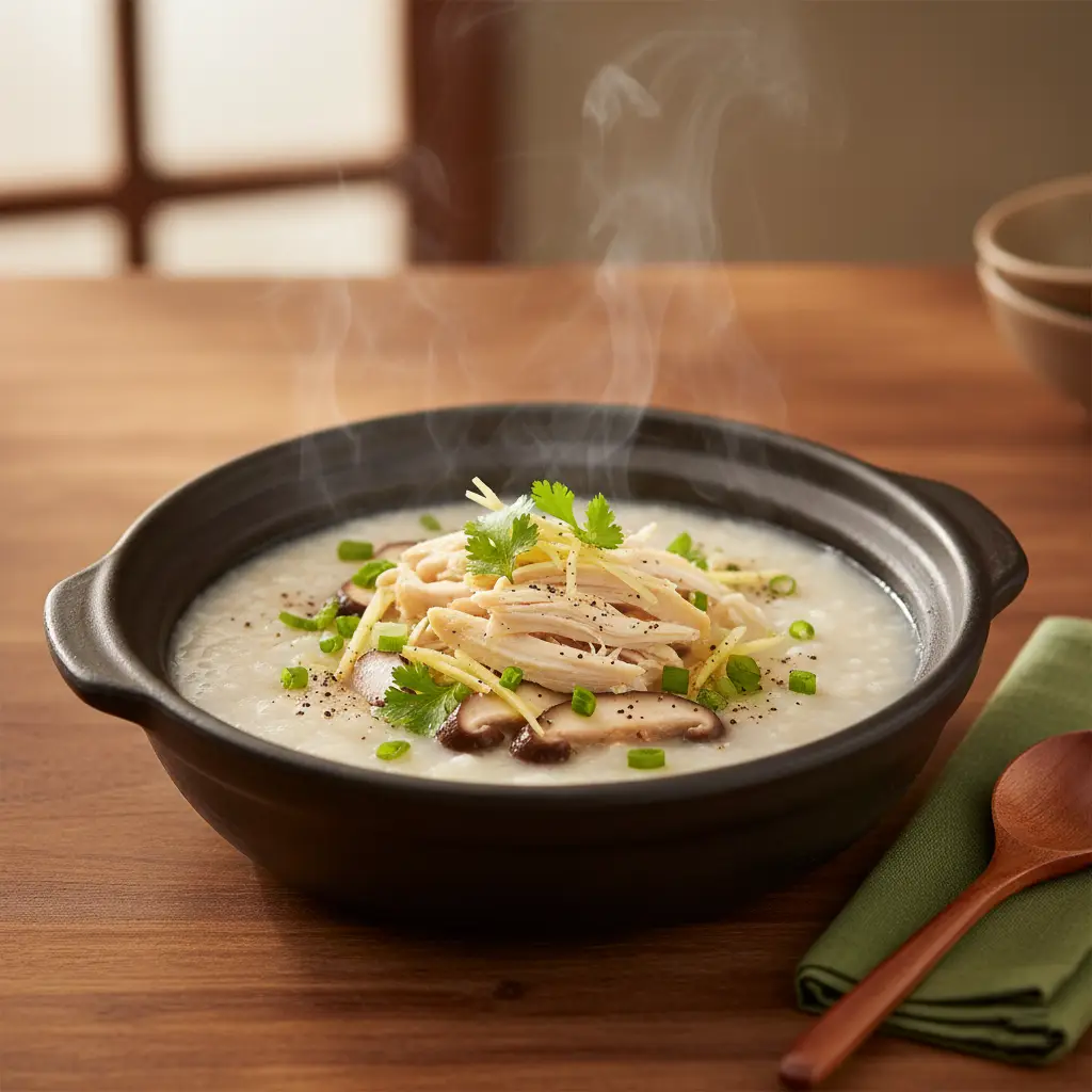 Cháo Gà Thảo Mộc – Bổ dưỡng cho bé và người ốm