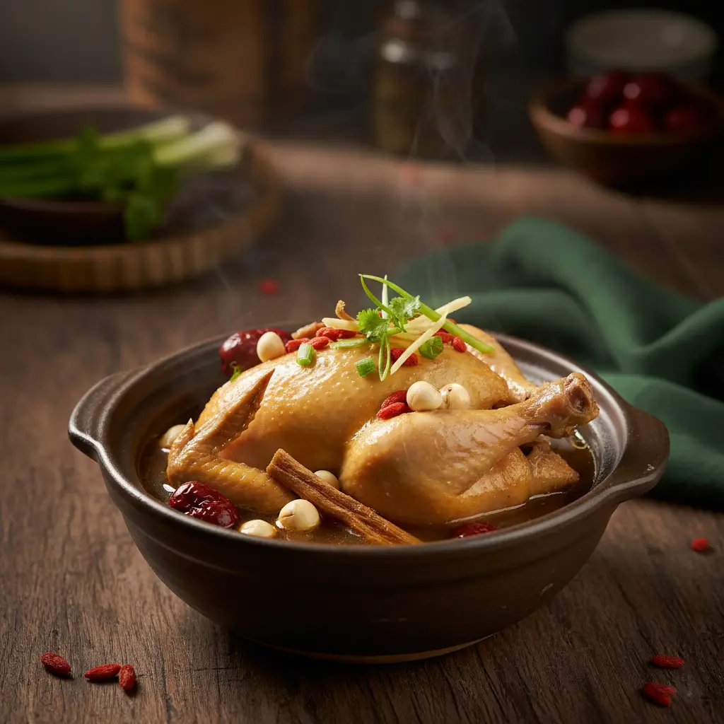 Gà Hầm Thuốc Bắc – Siêu bổ, tăng sức đề kháng