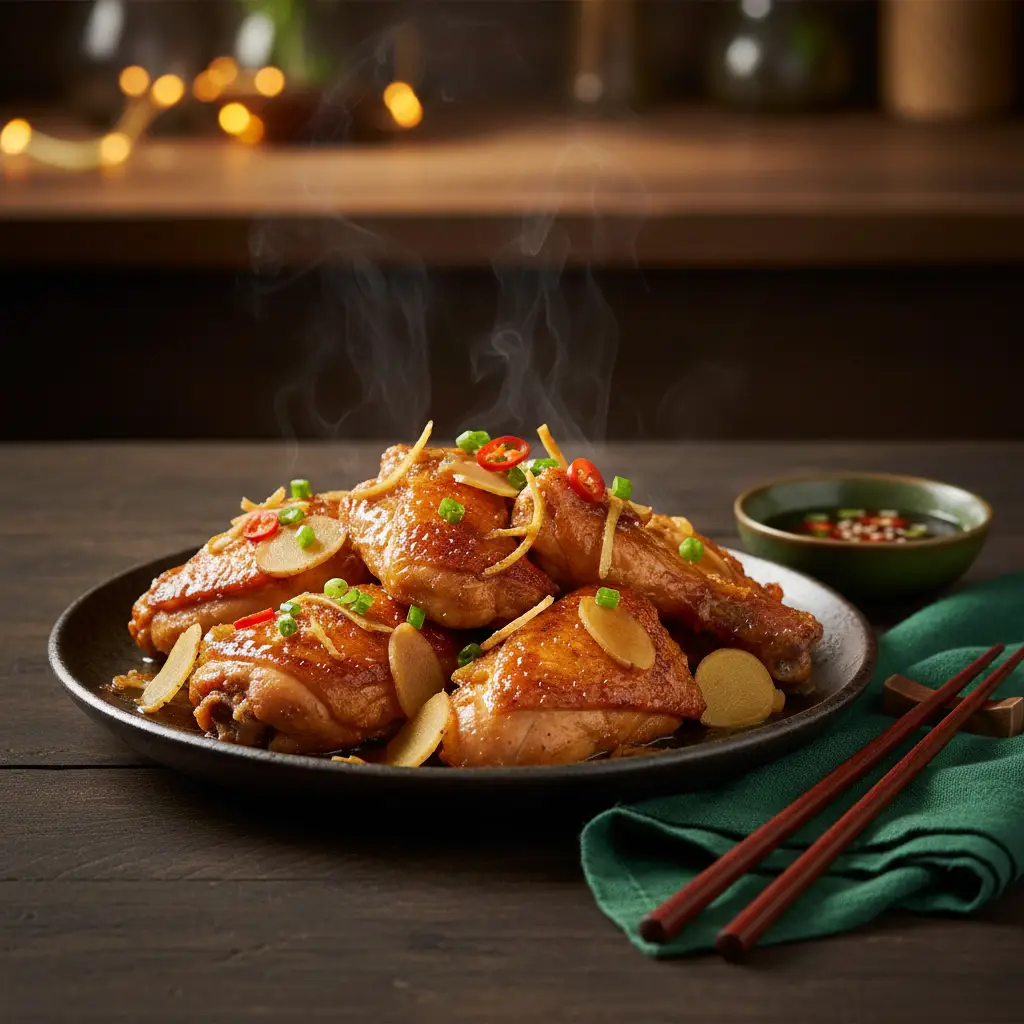 Gà Rang Gừng – Cay nhẹ, thơm bùng vị